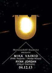 Mika Vainio/Ryan Jordan - Electronic Exploration into Sound