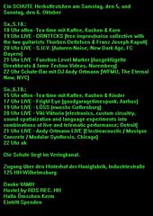 Herbstfestchen1 mit Andy Ortmann, Viki Viktoria, Function Level Marker, Löss, DRNTTCKS, Fright Eye..