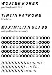Wojtek Kurek [Warsaw] Tintin Patrone [HH] Maximilian Glass [Lpz]